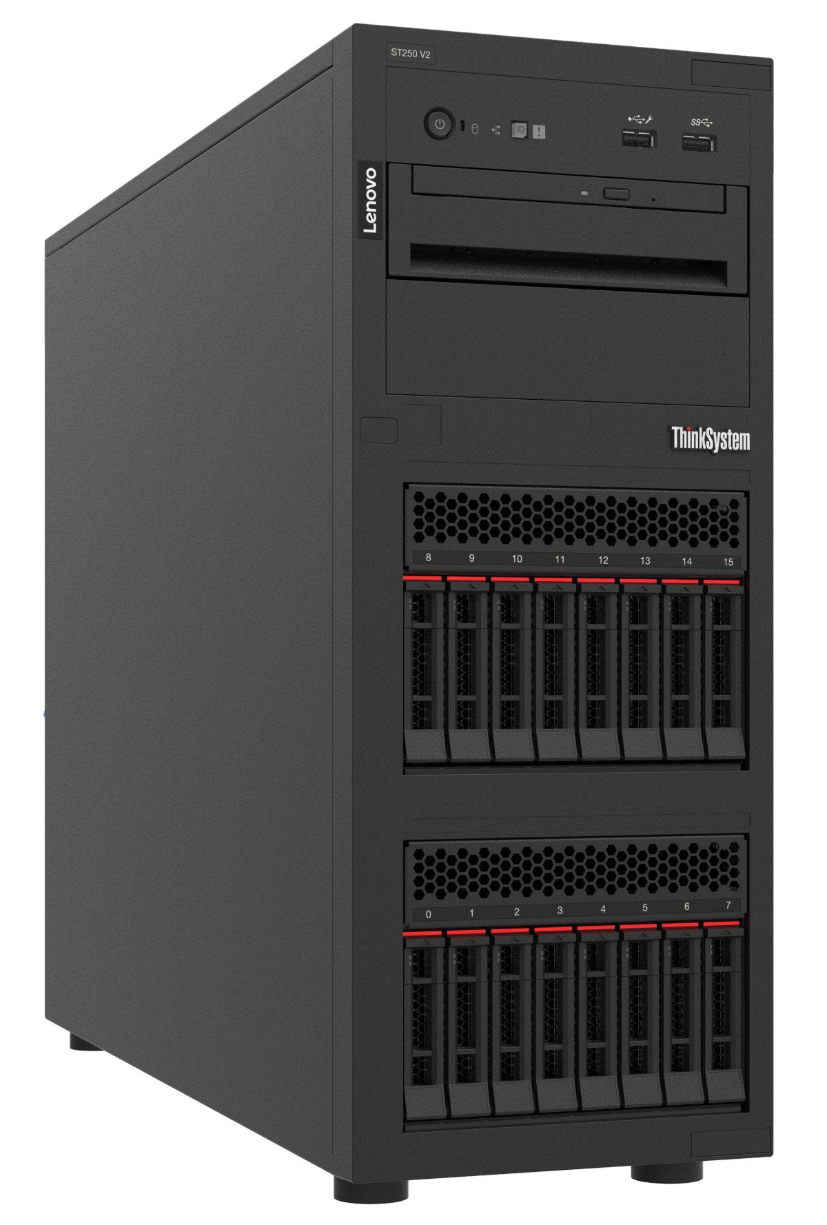 The Lenovo ThinkSystem ST250 V2