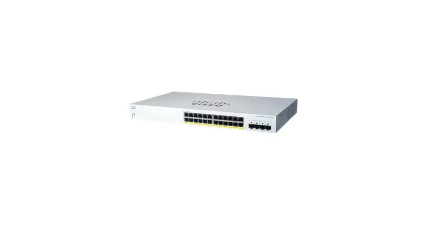 CISCO CBS220-24P-4G SMART SWITCH 24