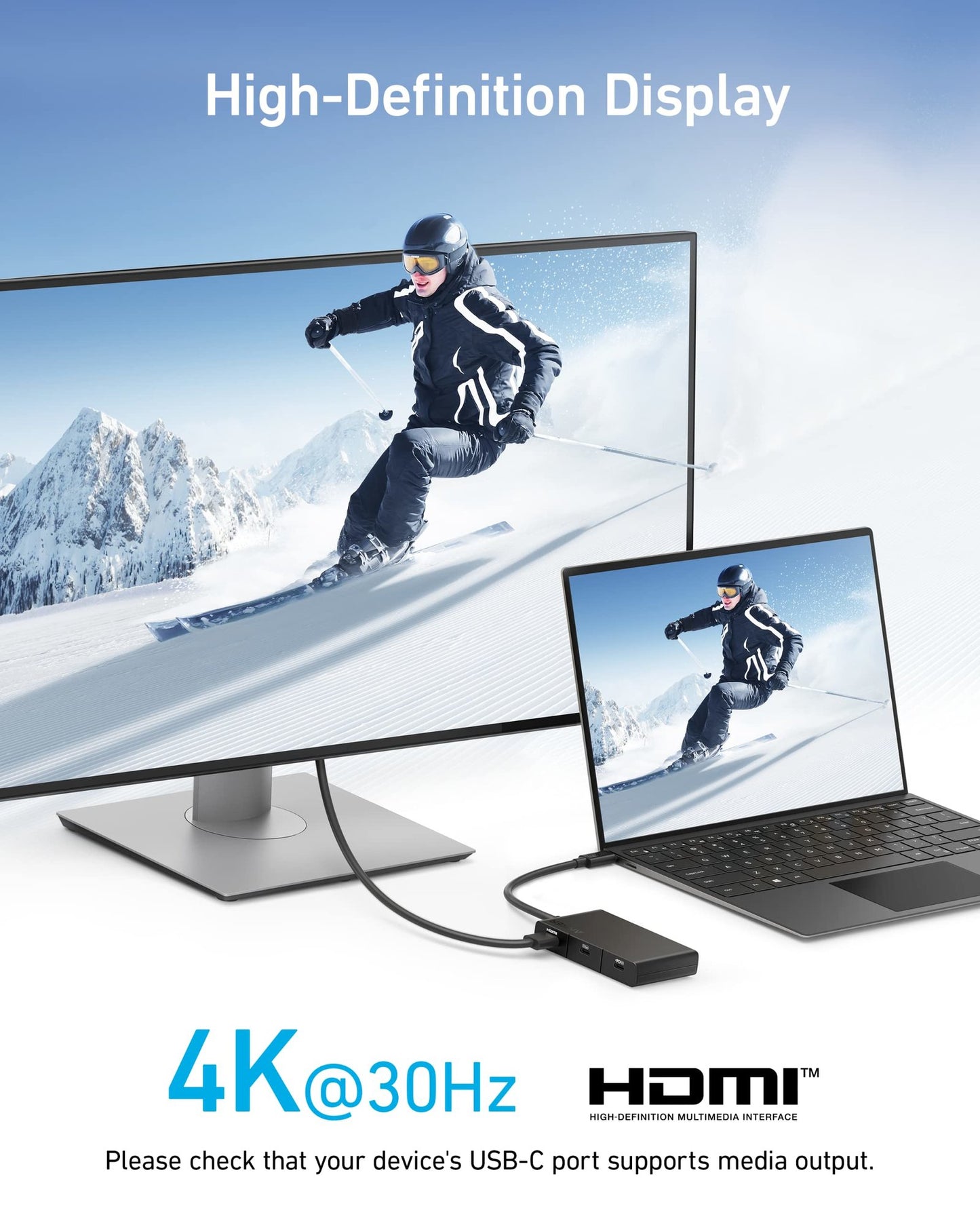 ANKER 332 5-IN-1 USB-C HUB