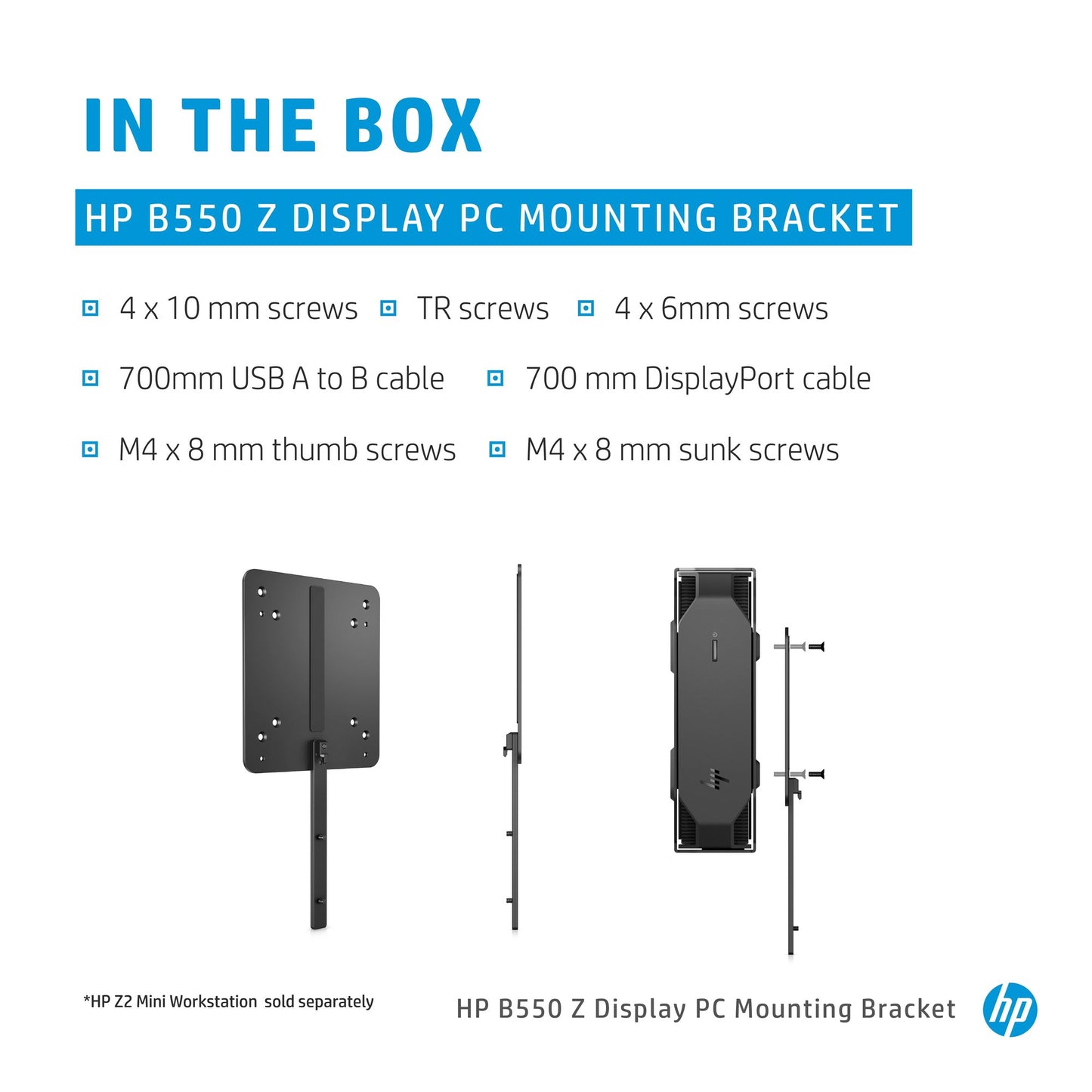 HP B550 PC Mounting Bracket