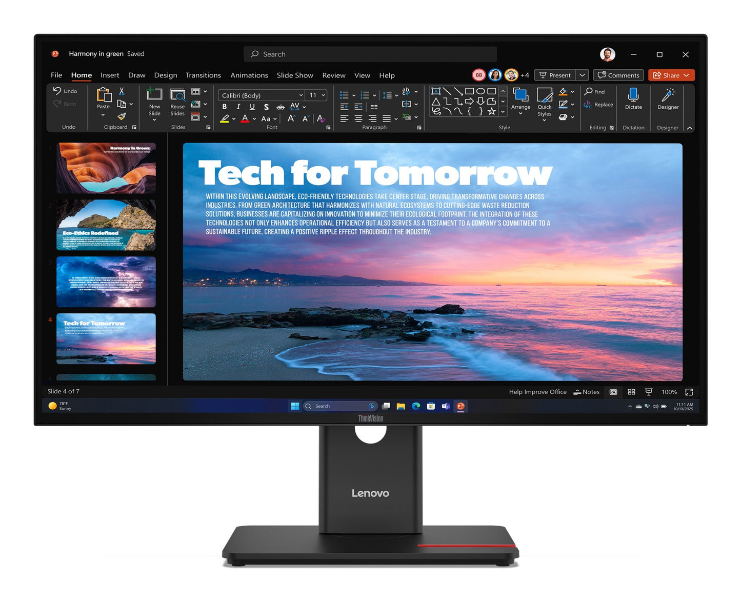 LENOVO T27QD-40 27" WLED IPS