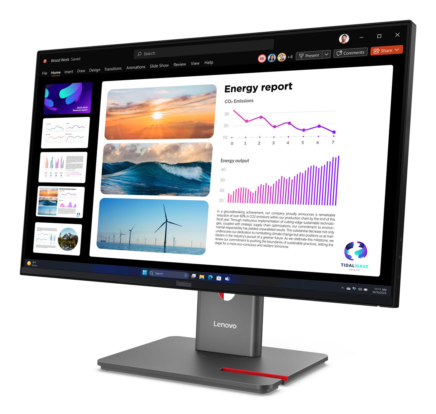 LENOVO P24Q-40 23.8" WLED IPS