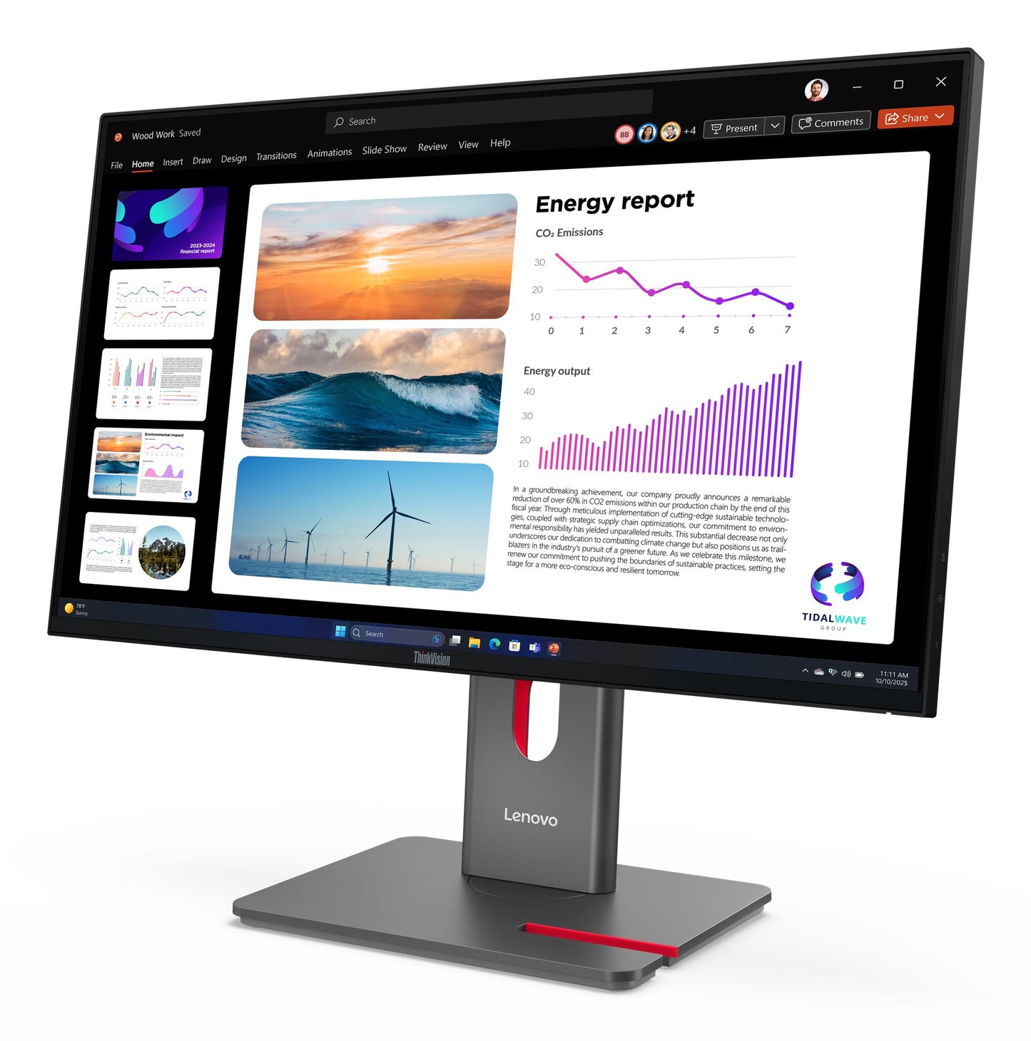 LENOVO P24Q-40 23.8" WLED IPS