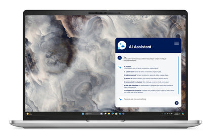 16-inch laptop designed with sleek