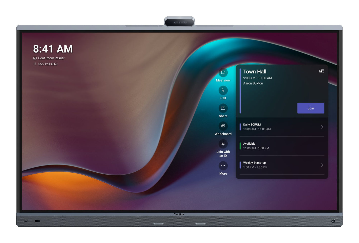 The MeetingBoard Pro combines video