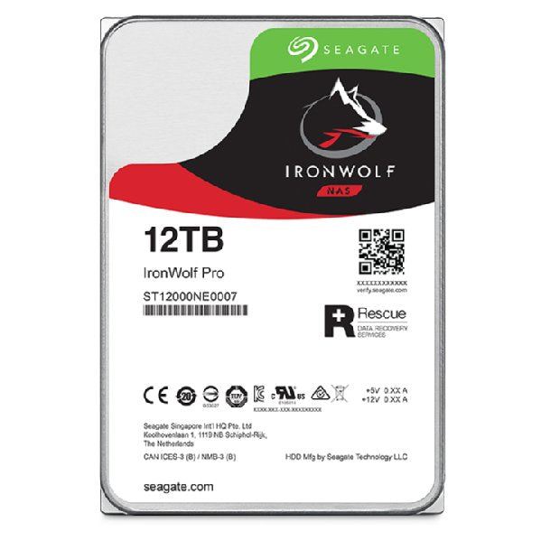 SEAGATE IRONWOLF PRO NAS 12TB